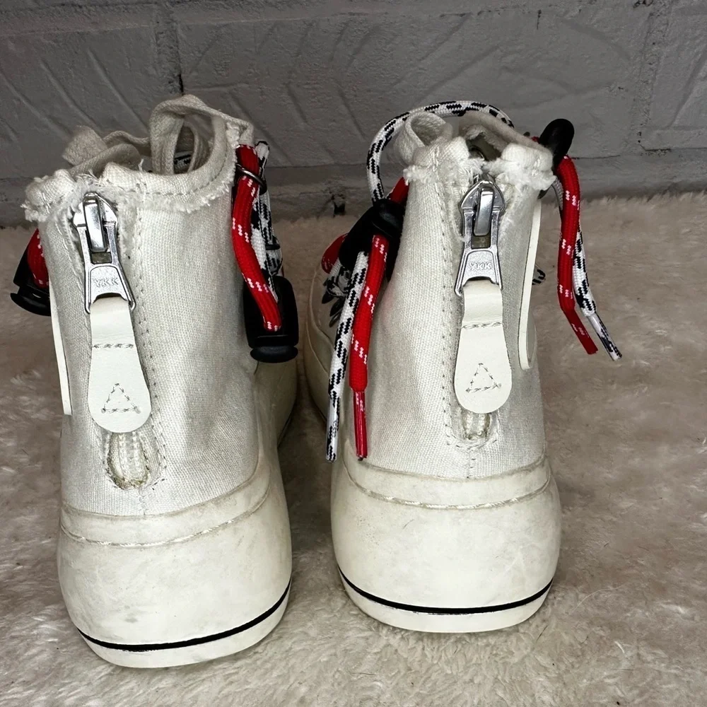 R13 Off-White Double Grommet Kurt Sneakers Size 36